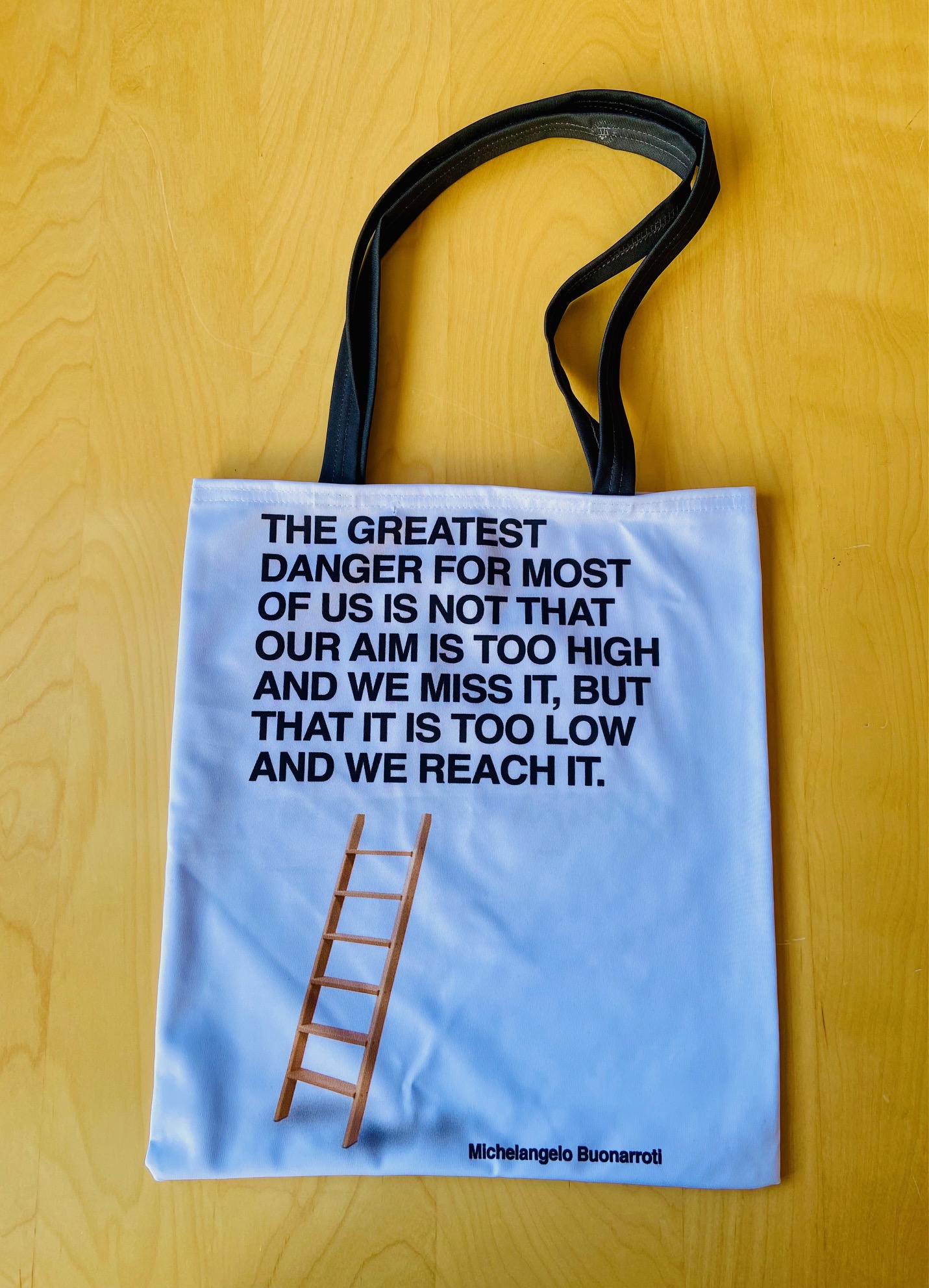   Citazioni Michelangelo - Shopping Bag Danger