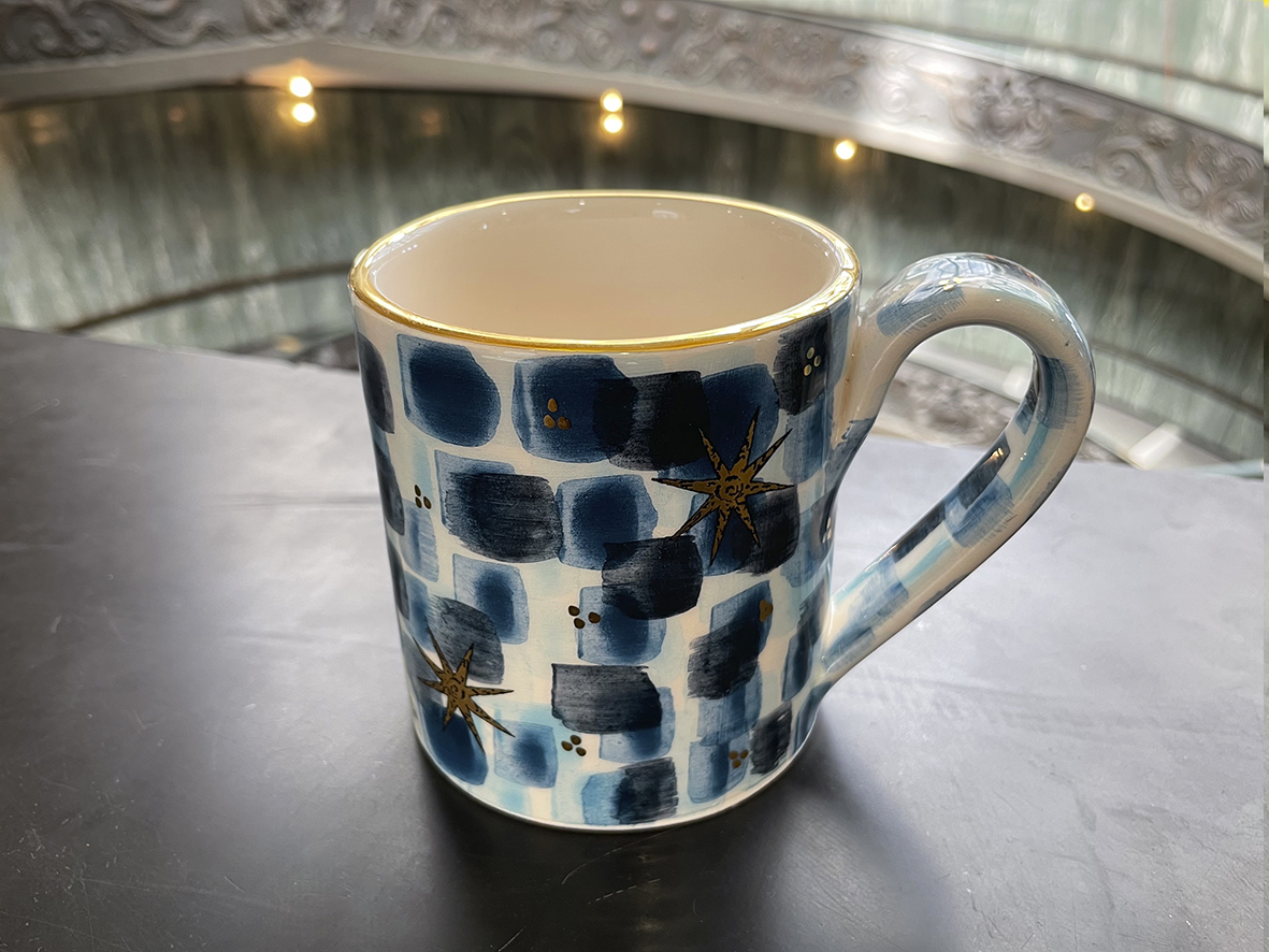 Tazza Mug decorata con Stelle