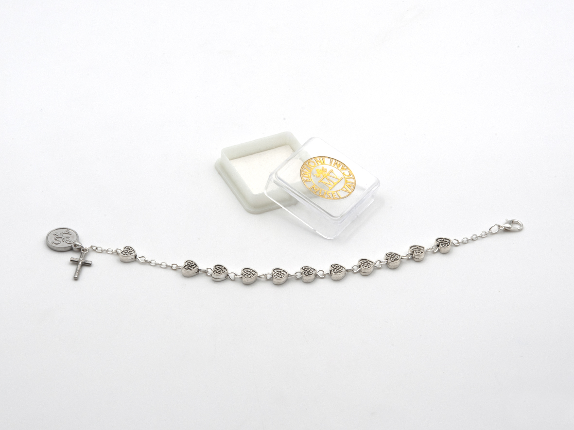 Pulsera de Rosario Corazón