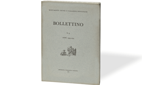 Bollettino dei Monumenti Musei e Gallerie Pontificie, I, 3